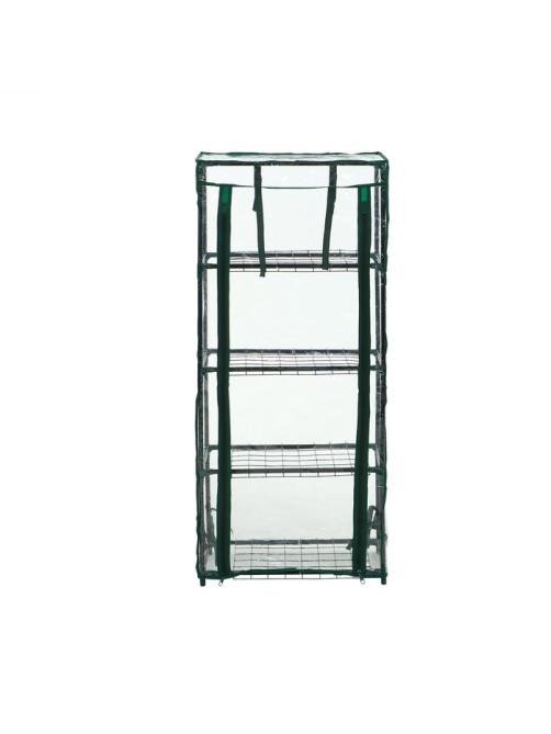 Парник-стеллаж для рассады, металлический, 4 полки, 105×24×46 см, d=12 мм, с чехлом 80 мкм, Greengo
