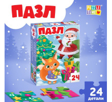 Пазл «Волшебная ёлочка», 24 детали