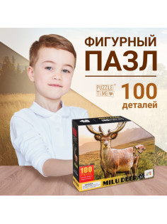 Пазл фигурный «Олень милу», 100 деталей