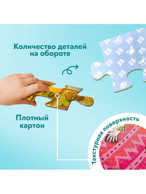 Пазлы 4 в 1 «Праздничная вечеринка», 25, 36, 49, 64 элемента