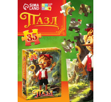 Пазл «Буратино», 35 деталей