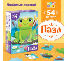 Пазлы детские сказки «Царевна лягушка», 54 элемента