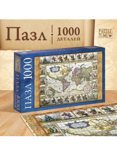 Пазл «Карта мира», 1000 деталей