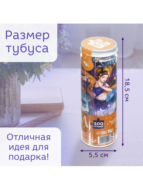 Пазл в тубусе «Прелестная дева», 300 деталей