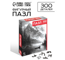 Пазл фигурный «Чёрное и белое», 300 деталей