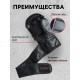 Перчатки для ММА FIGHT EMPIRE, гибридные, BLACK-L, размер XL, чёрные