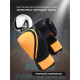 Боксёрские перчатки FIGHT EMPIRE, URBAN, размер 16 oz, чёрные, оранжевые