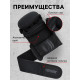 Перчатки для ММА FIGHT EMPIRE, гибридные, PREMIUM, р. M, чёрные