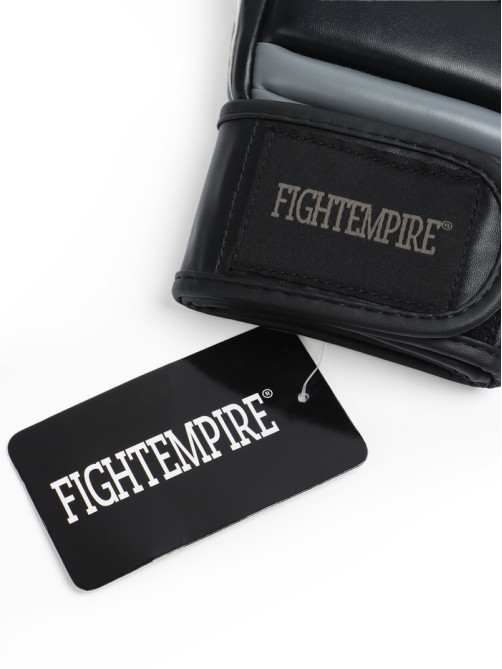Перчатки для ММА FIGHT EMPIRE, гибридные, BLACK-L, размер XL, чёрные