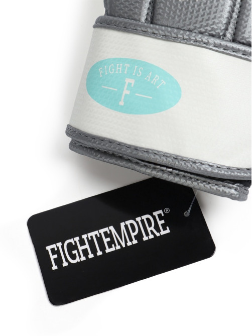 Боксёрские перчатки FIGHT EMPIRE, TIFFANY, размер 12 oz, белый карбон