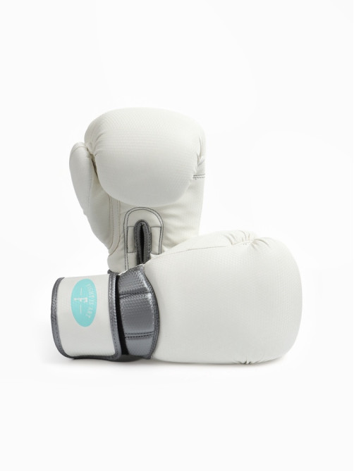 Боксёрские перчатки FIGHT EMPIRE, TIFFANY, размер 12 oz, белый карбон