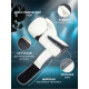 Боксерские перчатки FIGHT EMPIRE, PRIDE, размер 12 oz, белые