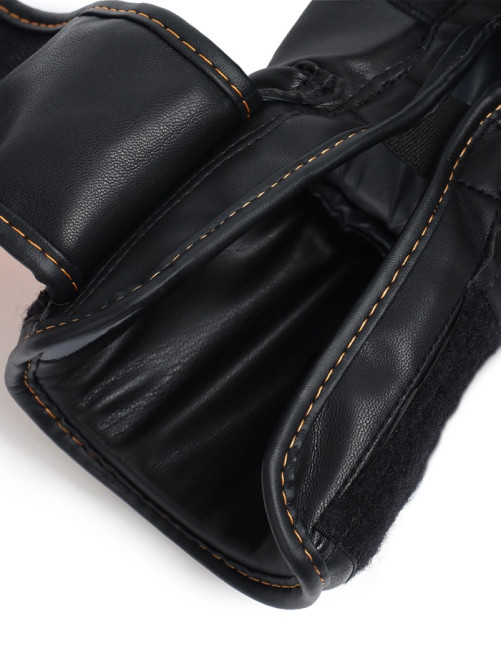 Боксёрские перчатки FIGHT EMPIRE, URBAN, размер 16 oz, чёрные, оранжевые