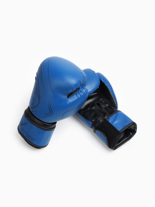 Боксерские перчатки FIGHT EMPIRE, B8102, размер 14 oz, синие