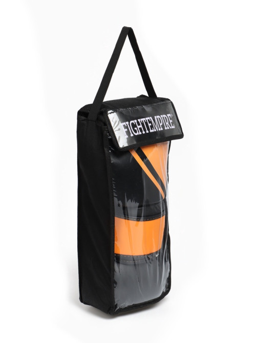 Боксёрские перчатки FIGHT EMPIRE, URBAN, размер 16 oz, чёрные, оранжевые