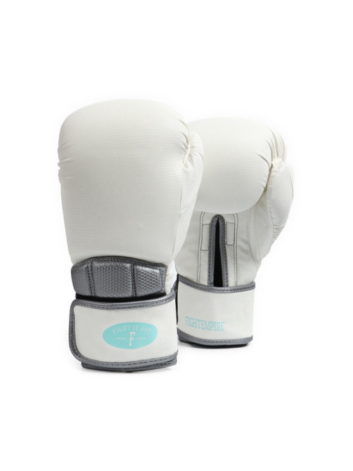Боксёрские перчатки FIGHT EMPIRE, TIFFANY, размер 14 oz, белый карбон