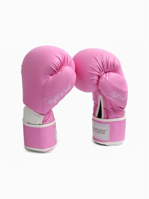 Боксерские перчатки FIGHT EMPIRE, ROSY, размер 12 oz, розовые