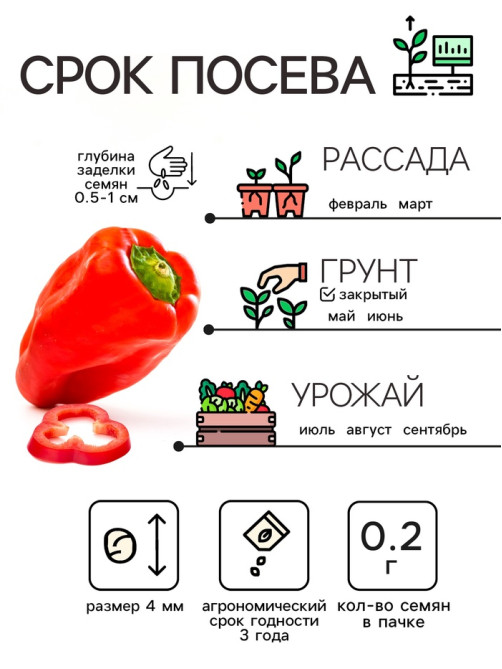 Семена Перец сладкий 