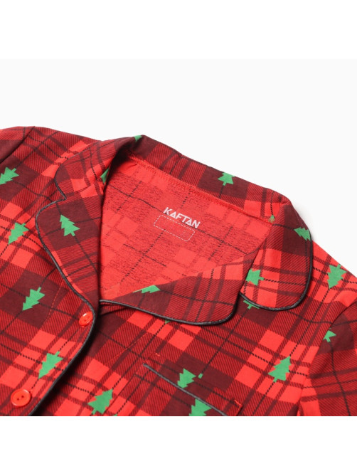 Пижама мужская KAFTAN Red mood, размер 48