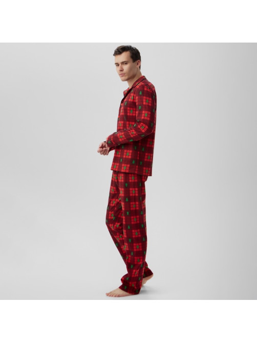 Пижама мужская KAFTAN Red mood, размер 48