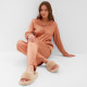 Пижама женская (рубашка, брюки) KAFTAN Terracotta, размер 40-42