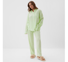 Пижама женская (рубашка, брюки) KAFTAN Lime series, размер 44-46