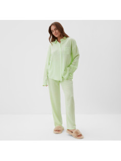 Пижама женская (рубашка, брюки) KAFTAN Lime series, размер 44-46