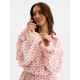 Пижама женская (рубашка, шорты) KAFTAN «Муслин: pink leopard», размер 48-50