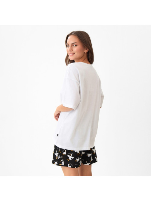 Пижама женская (футболка, шорты) KAFTAN Gussi, размер 40-42