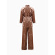 Костюм домашний женский (жакет, брюки) KAFTAN Velvet, размер 40-42, цвет кофейный