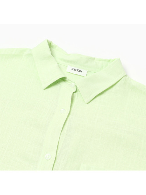 Пижама женская (рубашка, брюки) KAFTAN Lime series, размер 40-42