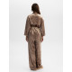 Костюм домашний женский (жакет, брюки) KAFTAN Velvet, размер 40-42, цвет кофейный