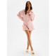 Пижама женская (рубашка, шорты) KAFTAN «Муслин: pink leopard», размер 44-46