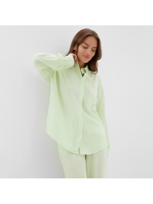 Пижама женская (рубашка, брюки) KAFTAN Lime series, размер 40-42