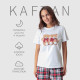 Пижама новогодняя женская (футболка, шорты) KAFTAN Christmas time, размер 40-42