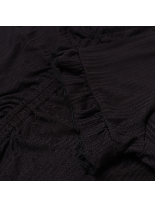 Пижама женская (футболка, шорты) KAFTAN Black, размер 48-50