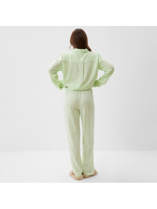 Пижама женская (рубашка, брюки) KAFTAN Lime series, размер 48-50