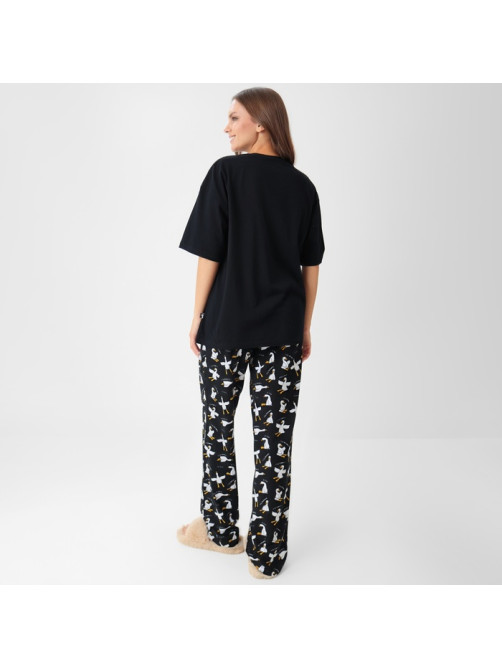 Пижама женская (футболка, брюки) KAFTAN Gussi, размер 40-42