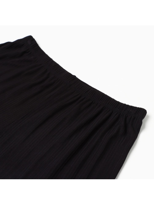 Пижама женская (футболка, шорты) KAFTAN Black, размер 48-50
