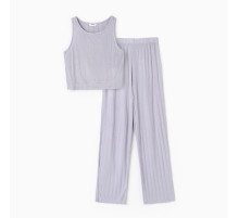 Пижама женская (майка, брюки) KAFTAN, размер 48-50, голубая