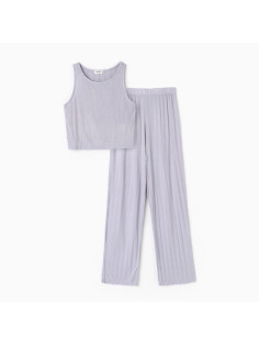 Пижама женская (майка, брюки) KAFTAN, размер 48-50, голубая