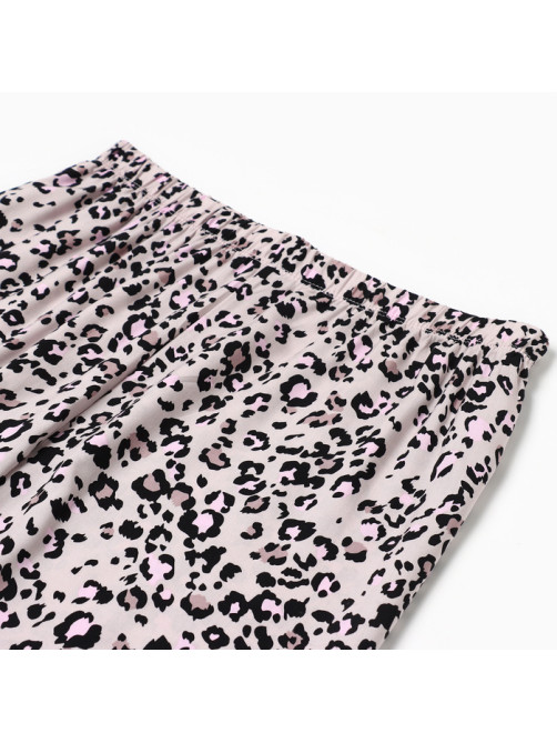Пижама женская (рубашка, брюки) KAFTAN Leo, размер 44-46, розовая