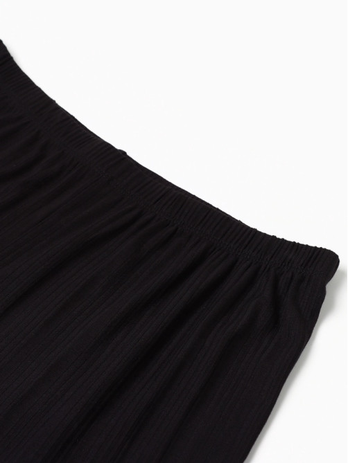 Пижама женская (футболка, шорты) KAFTAN Black, размер 52-54