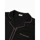 Пижама женская (рубашка, шорты) KAFTAN Leo black collection, размер 40-42