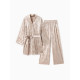 Костюм домашний женский (жакет, брюки) KAFTAN Velvet, размер 52-54, бежевый