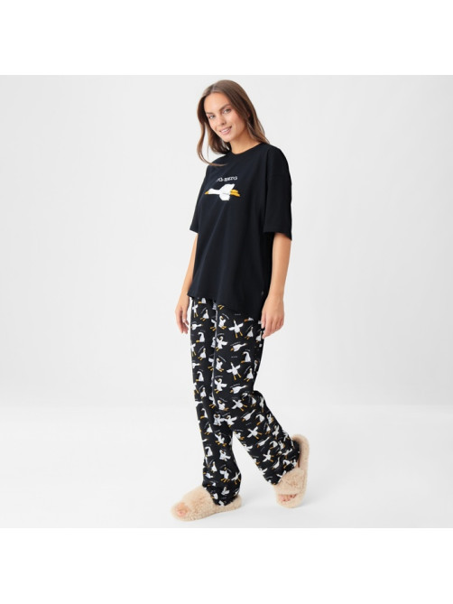 Пижама женская (футболка, брюки) KAFTAN Gussi, размер 40-42