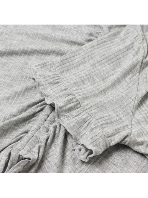 Пижама женская (футболка, шорты) KAFTAN Gray, размер 40-42