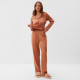 Пижама женская (рубашка, брюки) KAFTAN Terracotta, размер 40-42