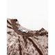 Пижама женская (футболка, шорты) KAFTAN Velvet, размер 40-42, кофейная
