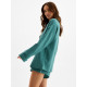 Пижама женская (рубашка, шорты) KAFTAN Basic, размер 44-46, зелёная